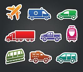 交通工具貼紙圖片