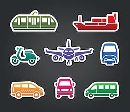 交通工具貼紙圖片