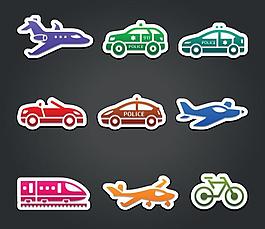 交通工具貼紙圖片