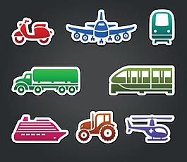 交通工具貼紙圖片