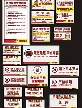 消防標(biāo)簽圖片