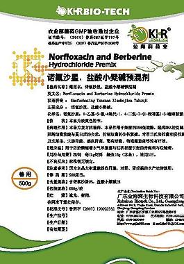 诺氟沙星药标签图片