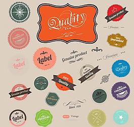 歐式復古質量標簽圖片