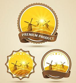 豐收播種標(biāo)簽圖片