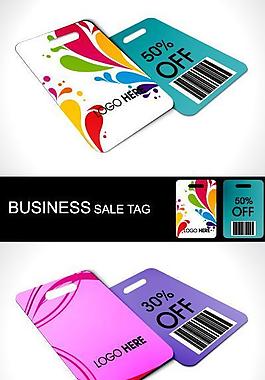 打折銷售標(biāo)簽矢量素材圖片