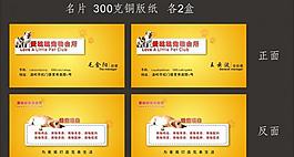 寵物名片圖片