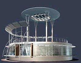 露臺大氣建筑