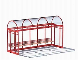 框架候車亭3D模型