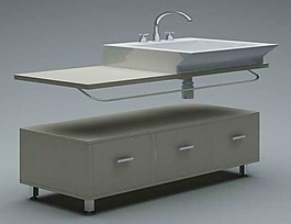 3d衛(wèi)浴模型素材下載