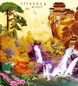 山水畫(huà)素材下載