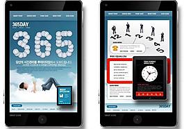 ipad網(wǎng)站psd模圖片