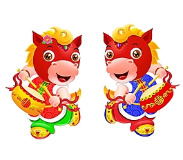 打鼓 馬