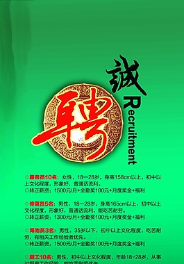招聘海报