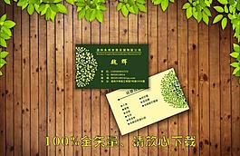 綠色名片圖片