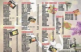 奶茶菜單圖片