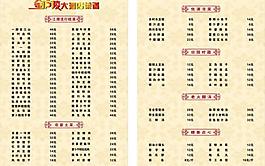 酒店菜單圖片