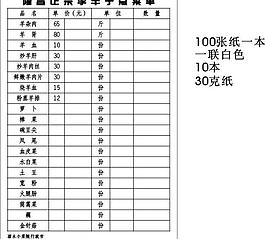點(diǎn)菜單圖片