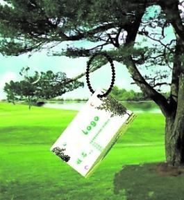 绿色名片图片