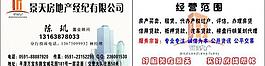 房地產(chǎn)名片圖片