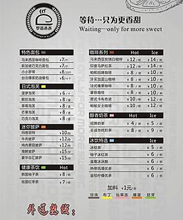 帕帕羅蒂菜單圖片