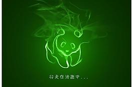 熊貓海報設計圖片