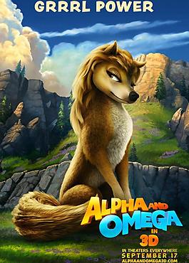 電影海報 阿爾法與歐米加 alpha omega圖片