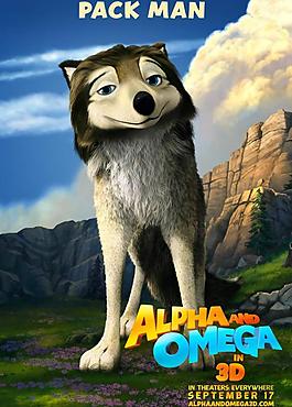 電影海報 阿爾法與歐米加 alpha omega圖片