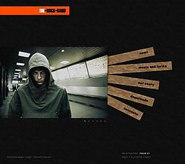 歐美flash音樂網(wǎng)站psd分層素材圖片