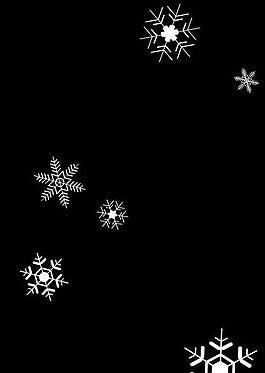 雪花飄落動畫組件圖片