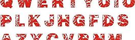 矢量藝術(shù)字 字母 矢量素材圖片