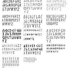 14英英文字藝術字圖片