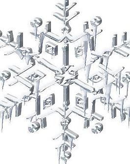 雪花 特寫圖片