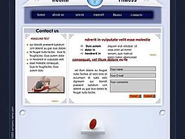 健身網(wǎng)站模板圖片