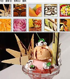 咖啡廳食品互動展示圖片