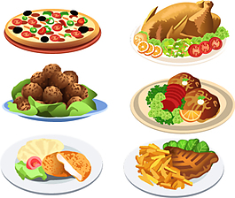 餐饮矢量图