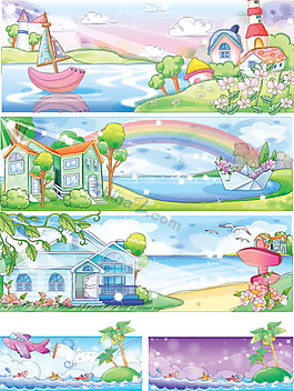 春天靚麗插畫