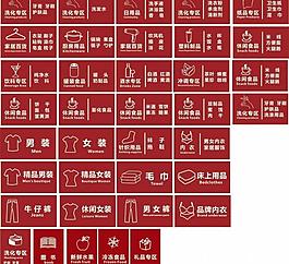 超市區域牌圖片