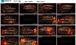 爆炸效果ae模版圖片