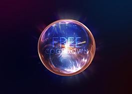 ae魔幻玻璃球片頭圖片