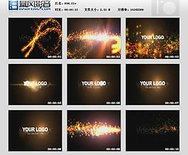 炫彩粒子logoae模板圖片