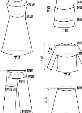衣服示意图图片