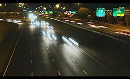 公路夜景視頻素材圖片