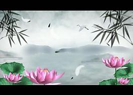 水墨画风景视频素材图片