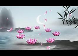 水墨画风景视频素材图片