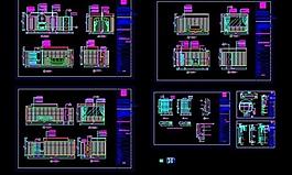 五星級大酒店建筑裝修全套cad施工圖圖片