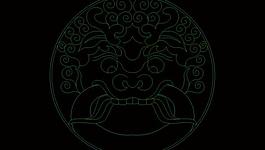 中式门锁图片