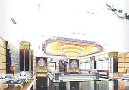室內(nèi)設(shè)計(jì)手繪效果圖圖片
