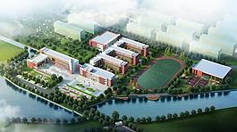 学校鸟瞰图片