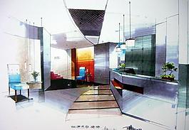 室內(nèi)設(shè)計(jì)手繪效果圖圖片
