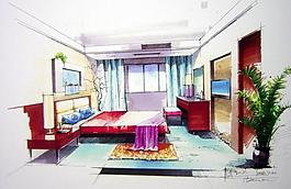 室內(nèi)設(shè)計(jì)手繪效果圖圖片